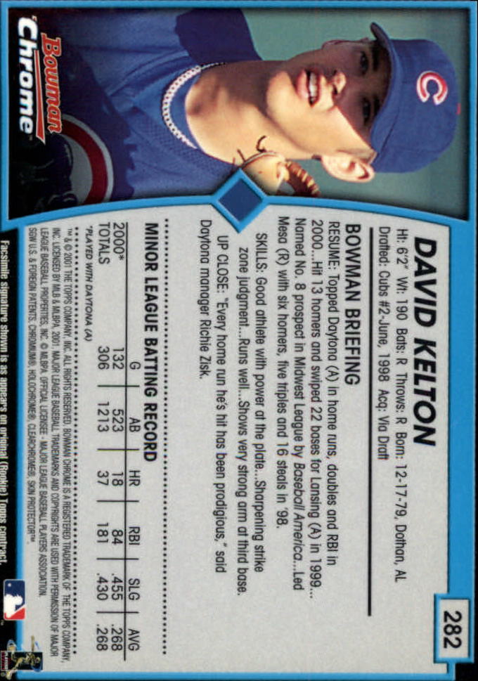 2001 Bowman Chrome Baseball YOU PICK - Bild 349 von 411