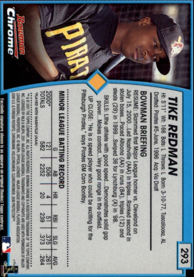 2001 Bowman Chrome Baseball YOU PICK - Bild 363 von 411