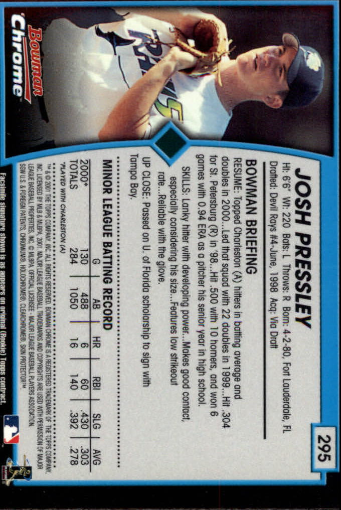 2001 Bowman Chrome Baseball YOU PICK - Bild 365 von 411