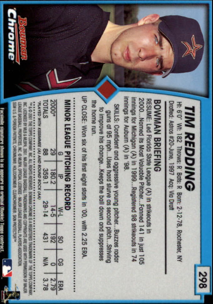 2001 Bowman Chrome Baseball YOU PICK - Bild 369 von 411