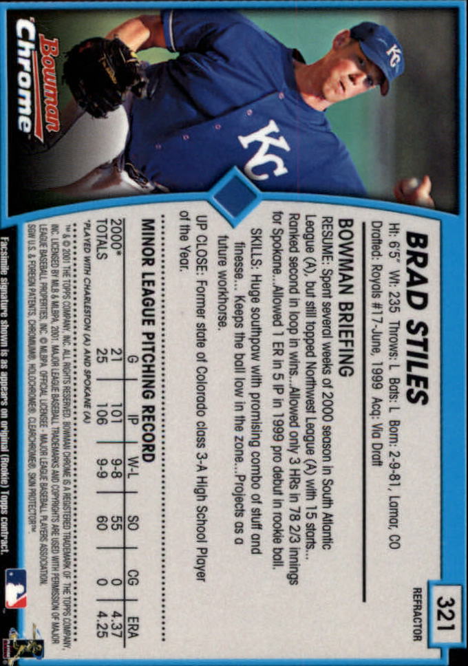 2001 Bowman Chrome Baseball YOU PICK - Bild 395 von 411