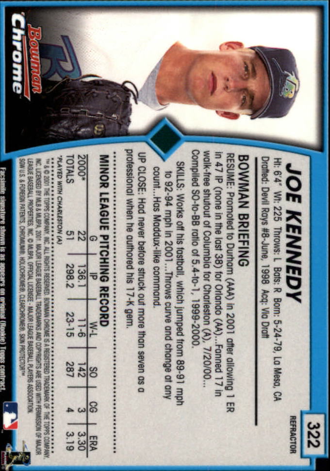 2001 Bowman Chrome Baseball YOU PICK - Bild 397 von 411