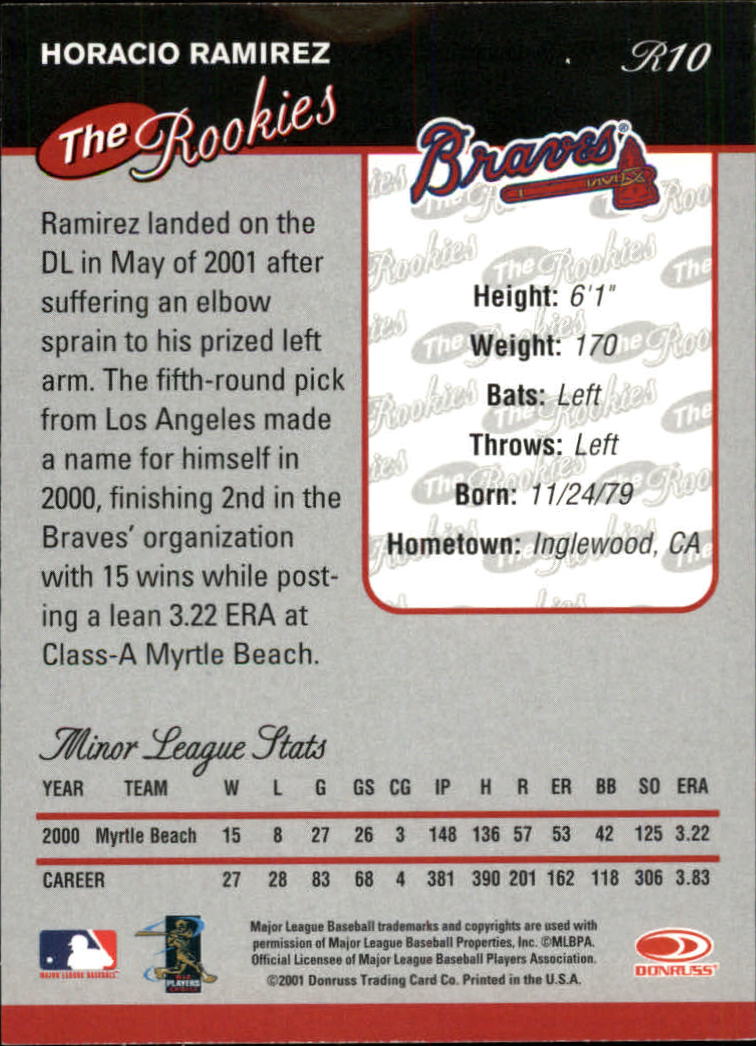 2001 Donruss Rookies Baseball Card Pick - Picture 11 of 112