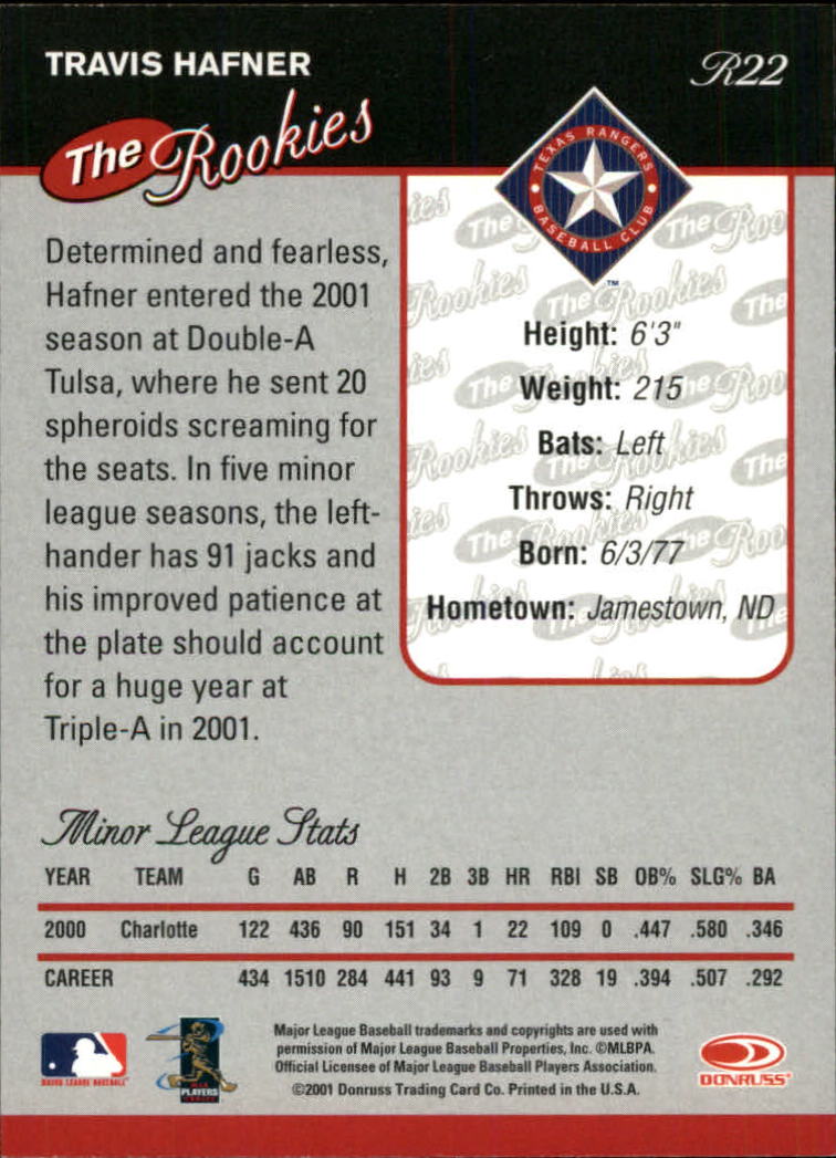 2001 Donruss Rookies Baseball Card Pick - Picture 25 of 112