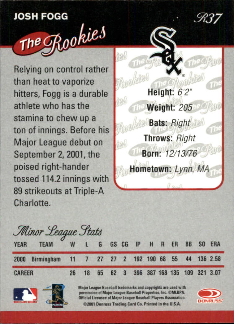 2001 Donruss Rookies Baseball Card Pick - Picture 43 of 112