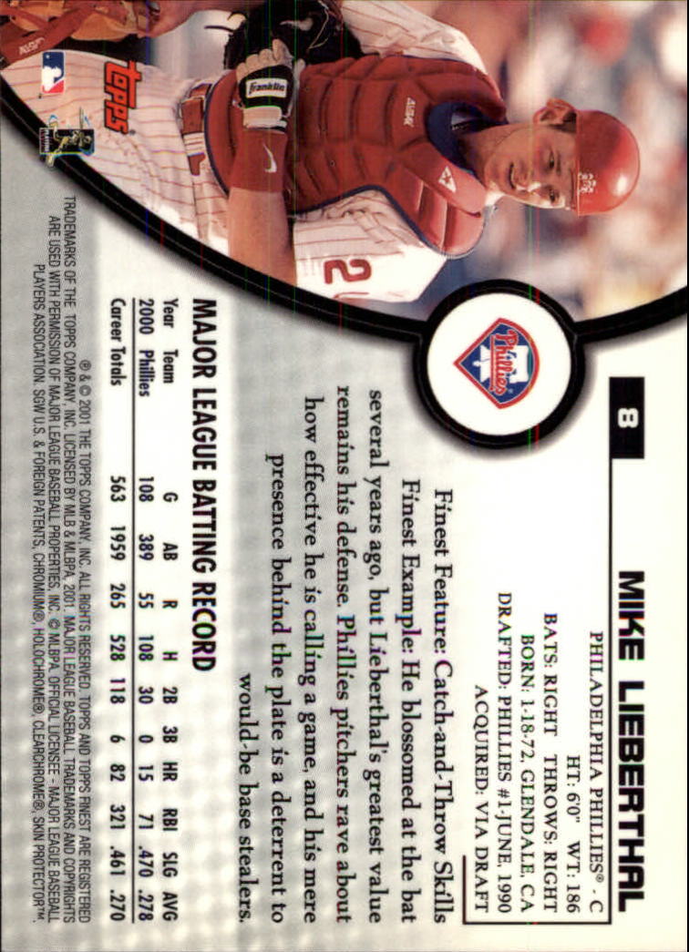 2001 Finest Baseball - Picture 11 of 177