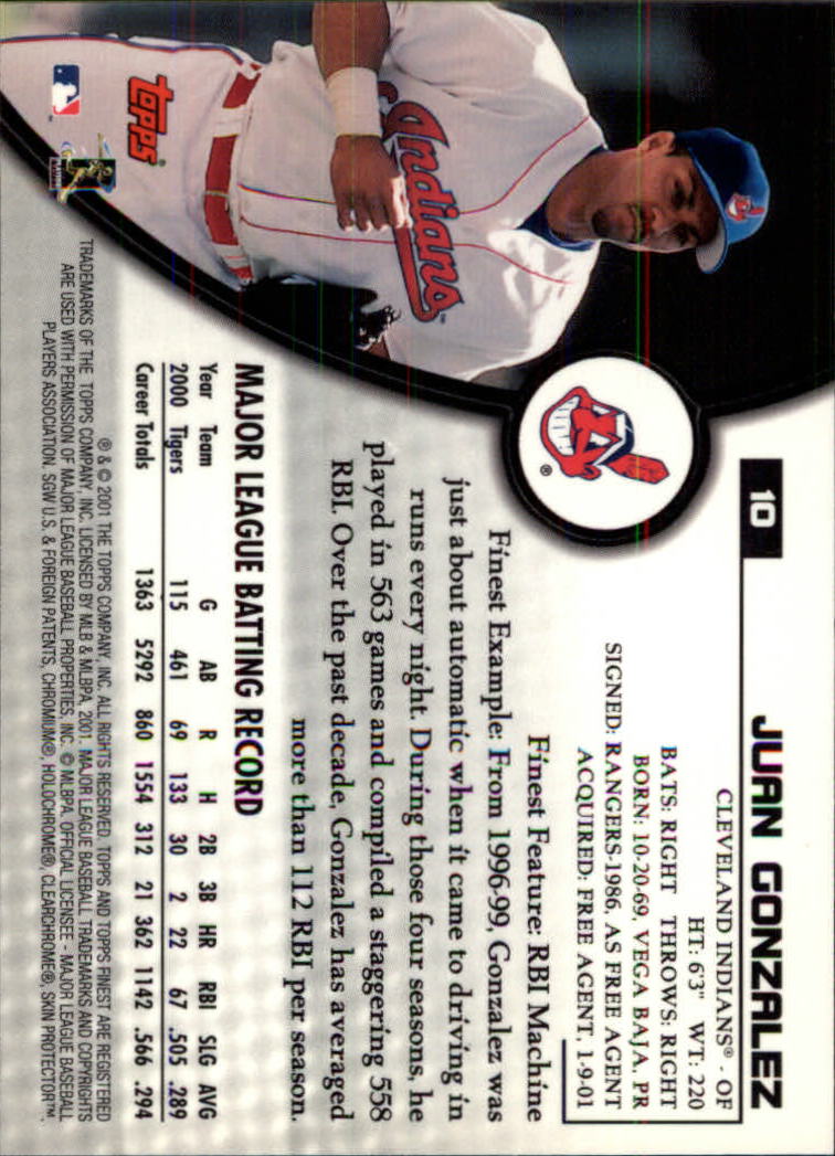 2001 Finest Baseball - Picture 15 of 177