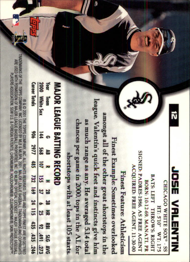2001 Finest Baseball - Picture 17 of 177