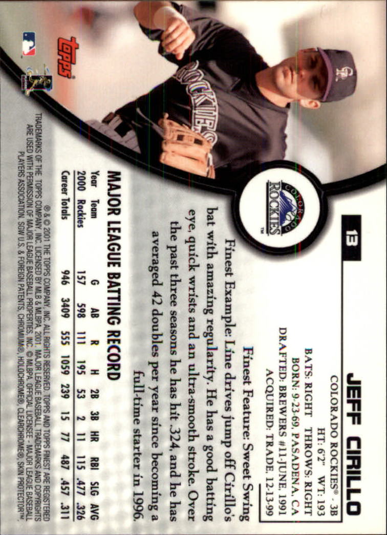 2001 Finest Baseball - Picture 19 of 177