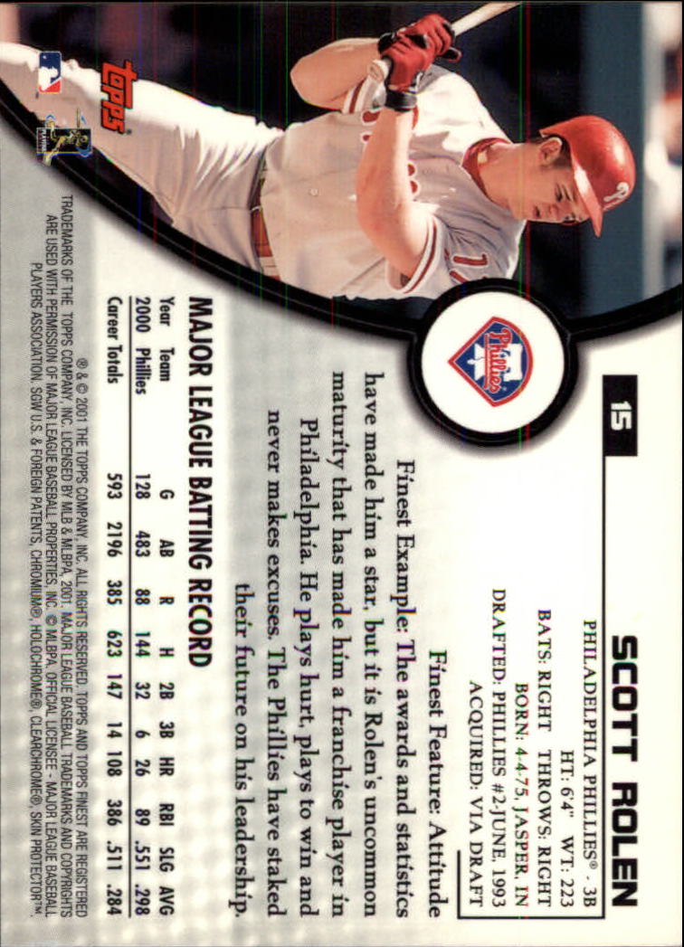 2001 Finest Baseball - Picture 23 of 177