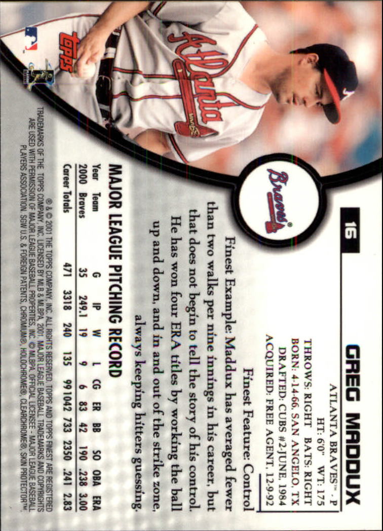 2001 Finest Baseball - Picture 25 of 177