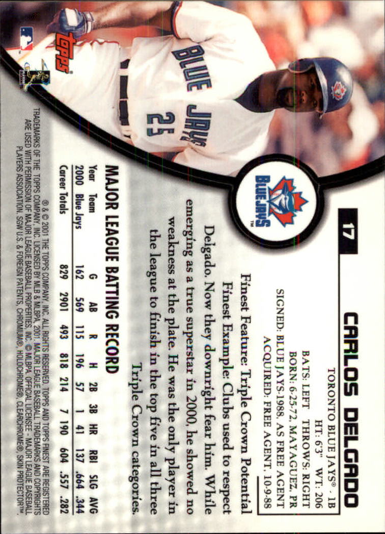 2001 Finest Baseball - Picture 27 of 177