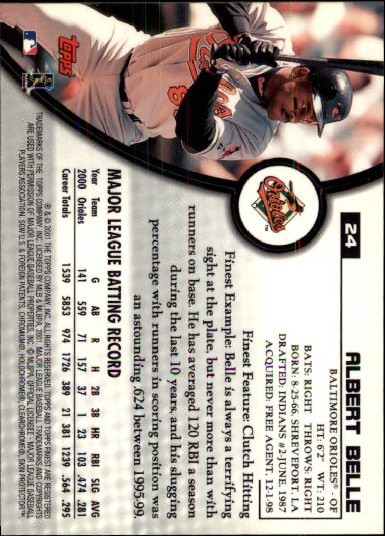 2001 Finest Baseball - Picture 41 of 177
