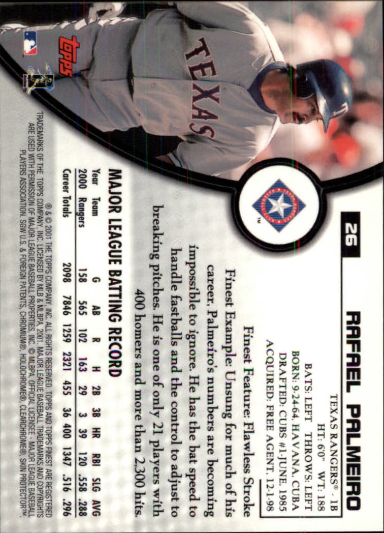 2001 Finest Baseball - Picture 45 of 177