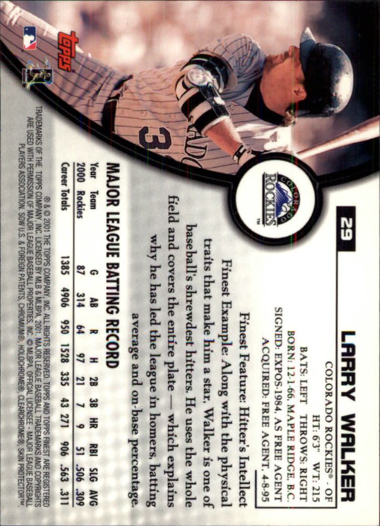 2001 Finest Baseball - Picture 51 of 177