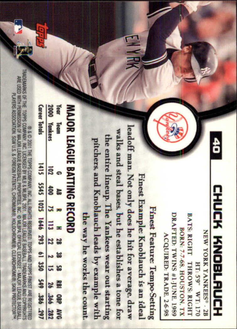 2001 Finest Baseball - Picture 67 of 177