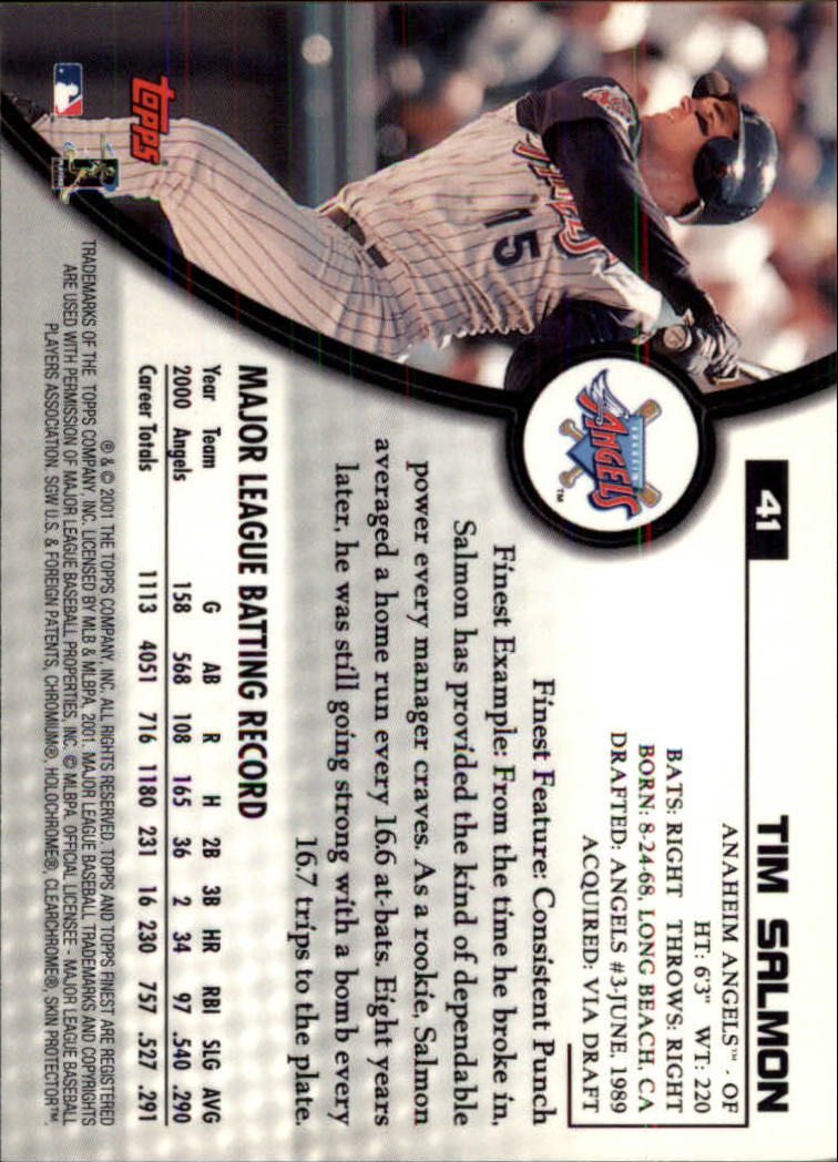 2001 Finest Baseball - Picture 69 of 177