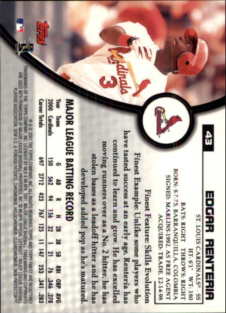 2001 Finest Baseball - Picture 71 of 177