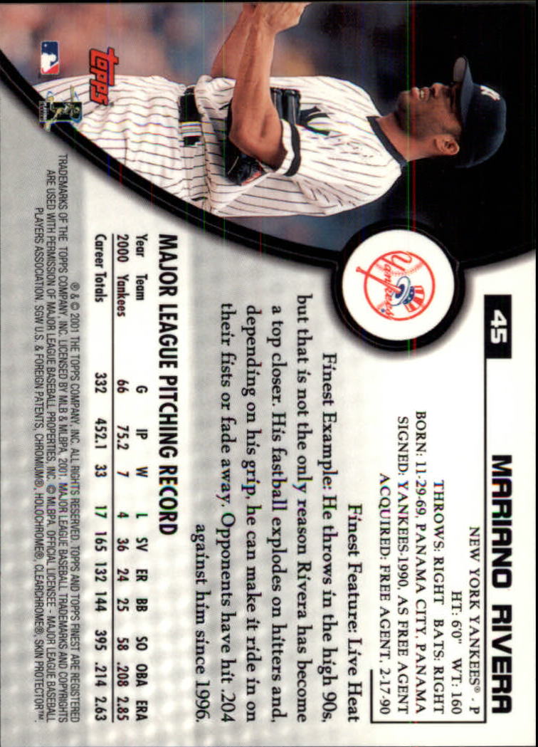 2001 Finest Baseball - Picture 73 of 177