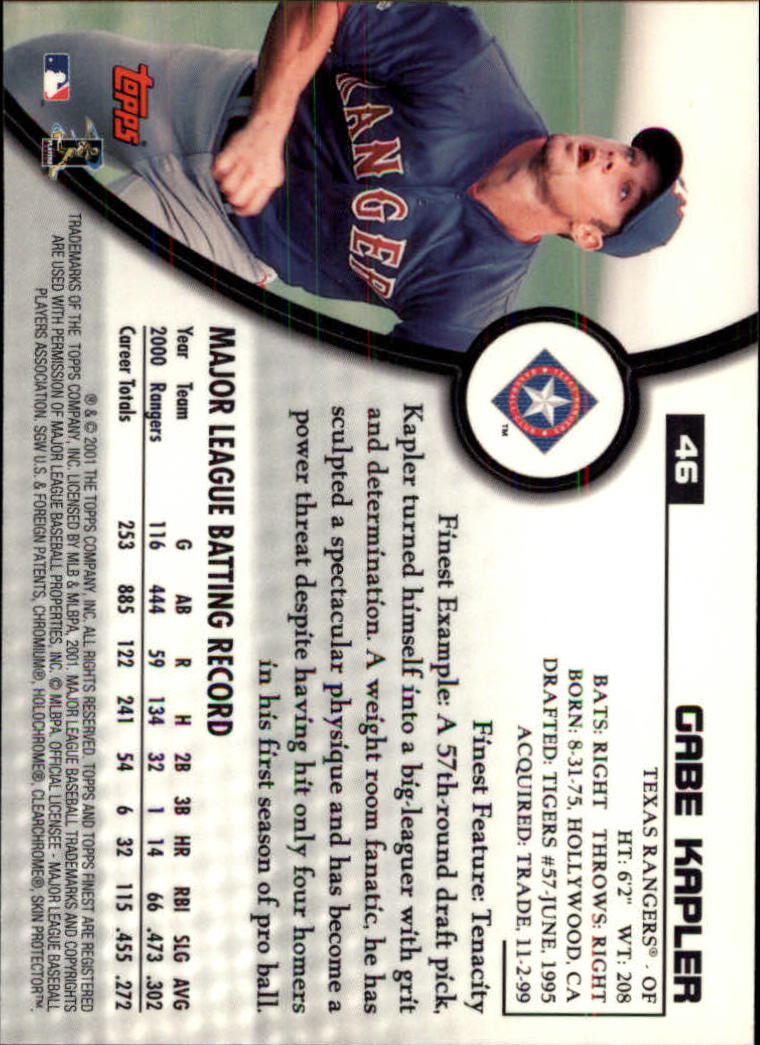 2001 Finest Baseball - Picture 75 of 177