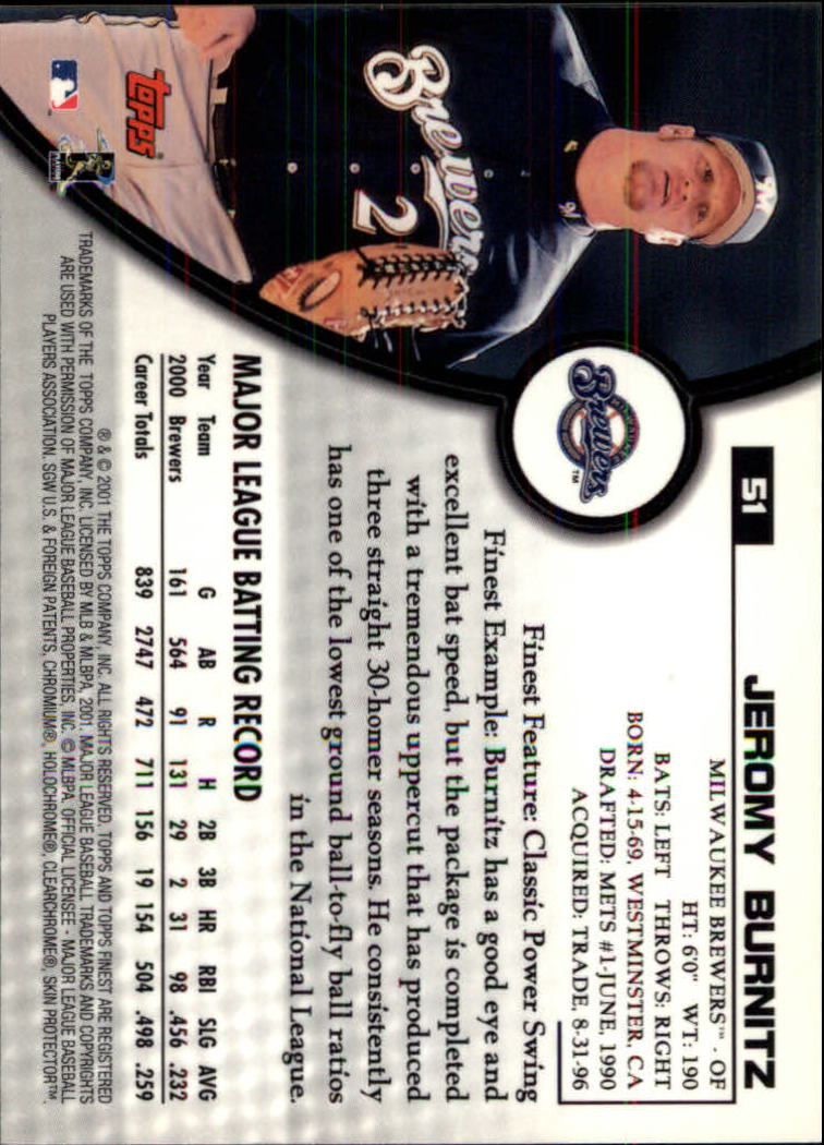 2001 Finest Baseball - Picture 85 of 177