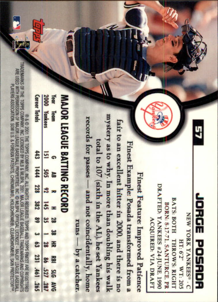 2001 Finest Baseball - Picture 95 of 177