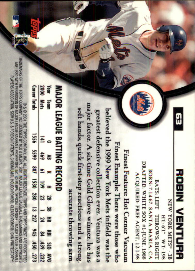 2001 Finest Baseball - Picture 103 of 177