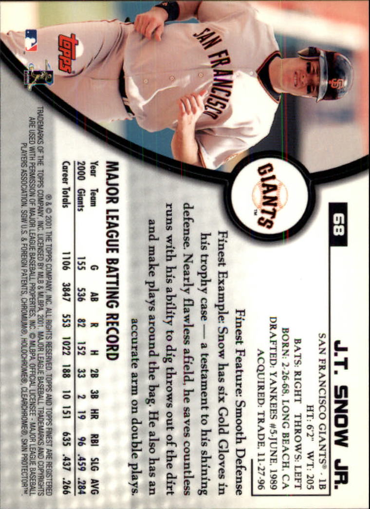 2001 Finest Baseball - Picture 109 of 177