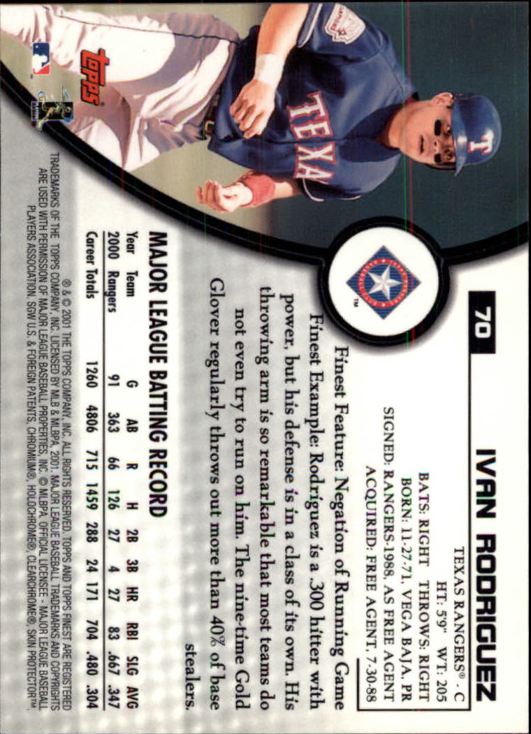 2001 Finest Baseball - Picture 113 of 177