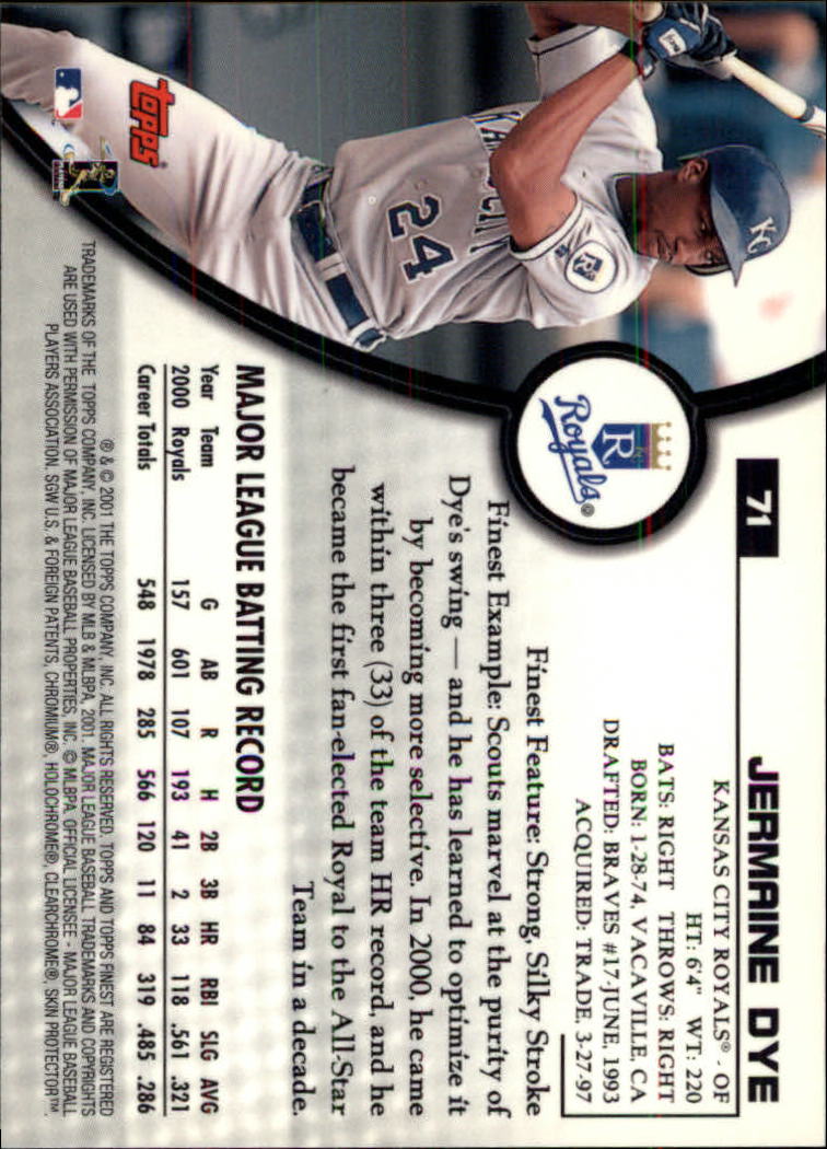 2001 Finest Baseball - Picture 115 of 177