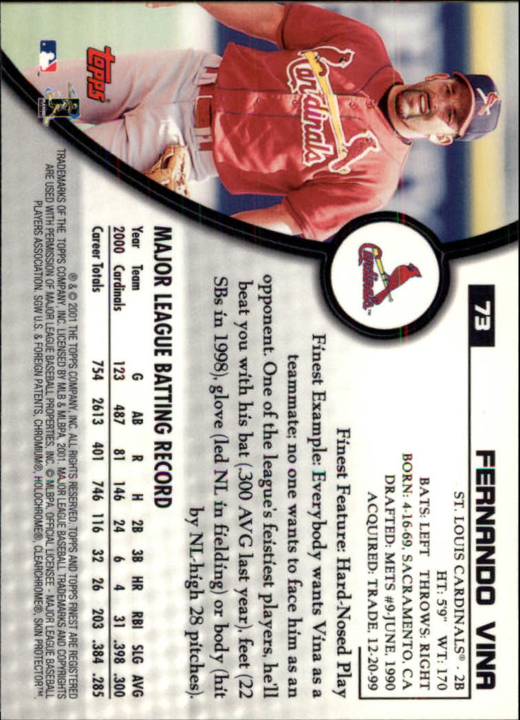 2001 Finest Baseball - Picture 117 of 177