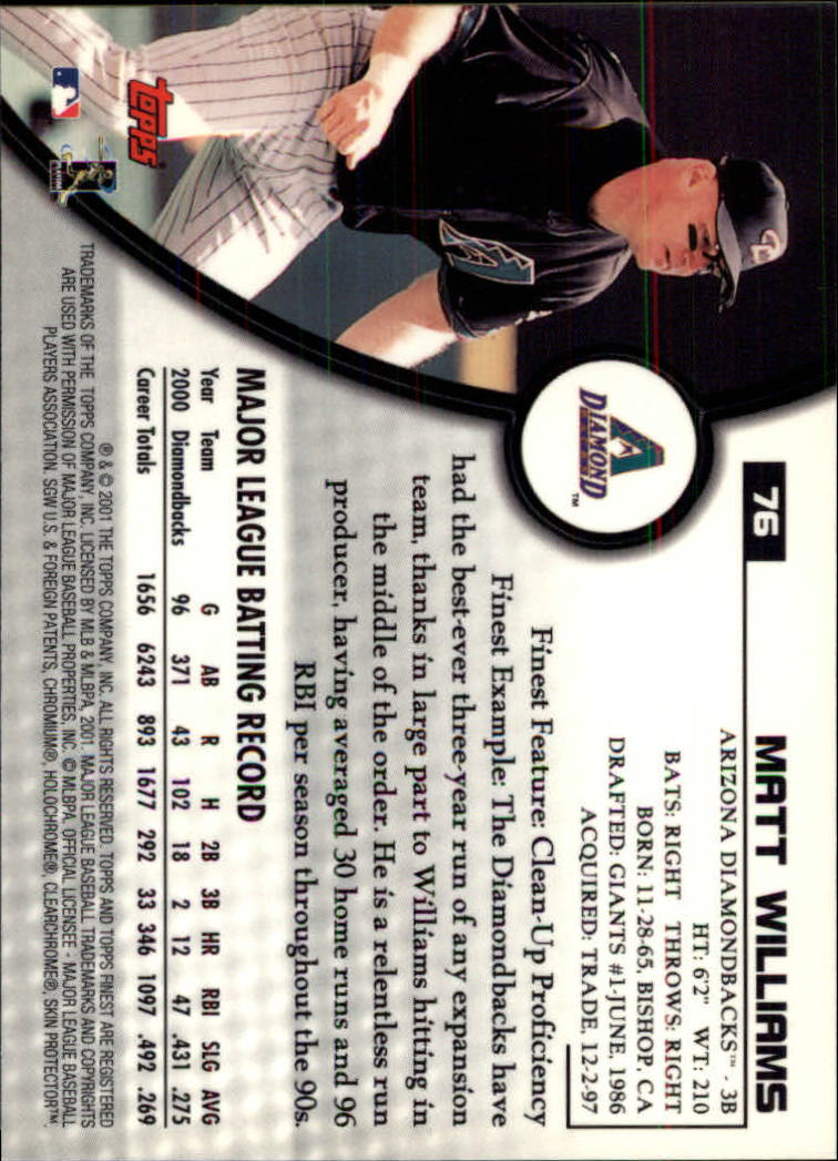 2001 Finest Baseball - Picture 121 of 177