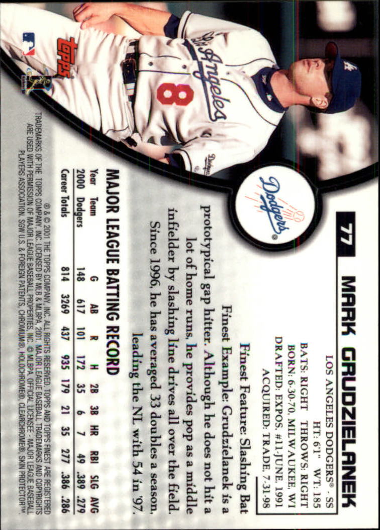 2001 Finest Baseball - Picture 123 of 177