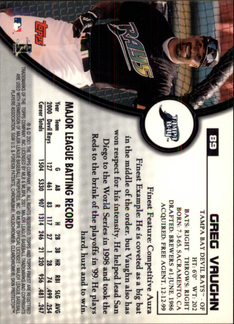 2001 Finest Baseball - Picture 141 of 177