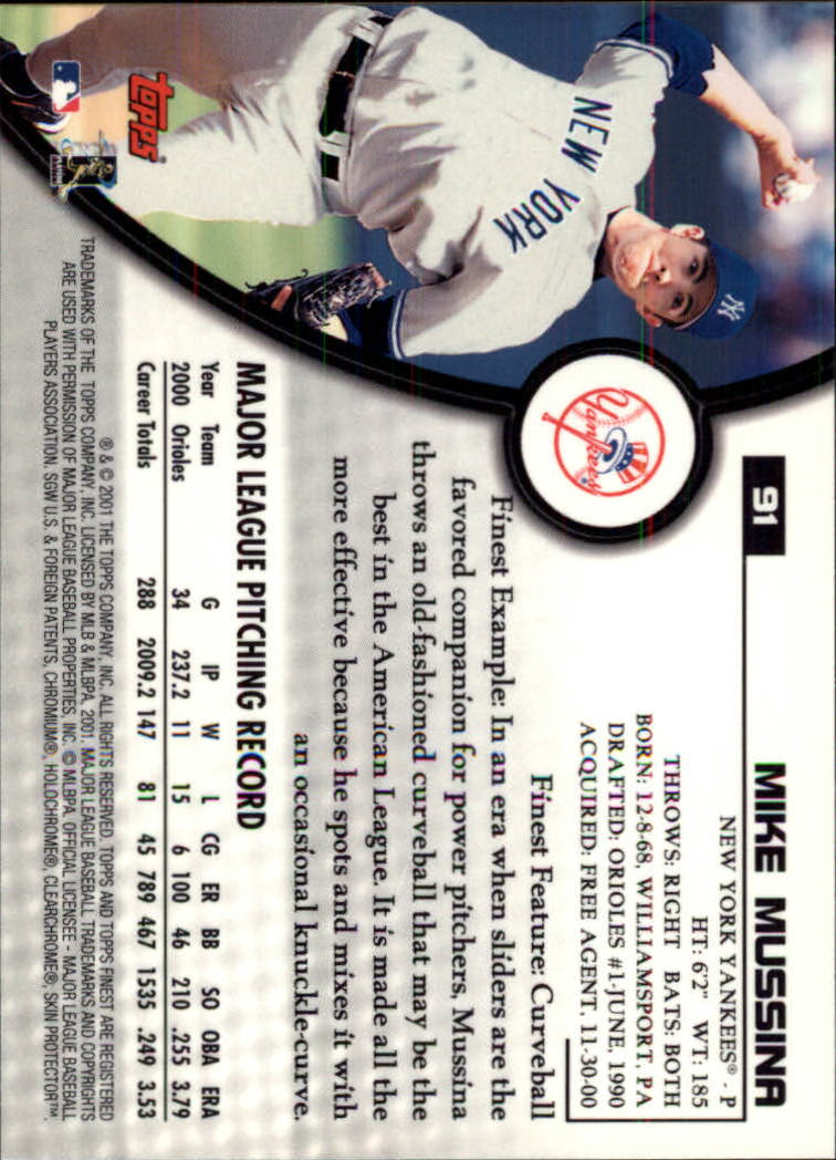 2001 Finest Baseball - Picture 143 of 177