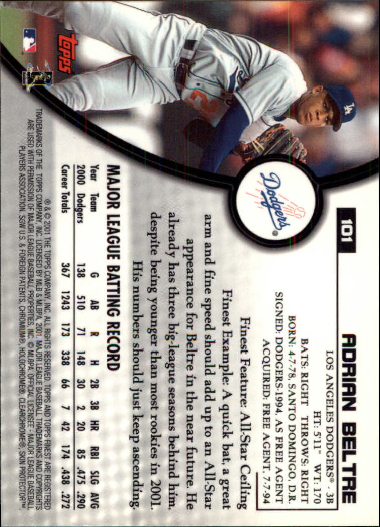 2001 Finest Baseball - Picture 153 of 177
