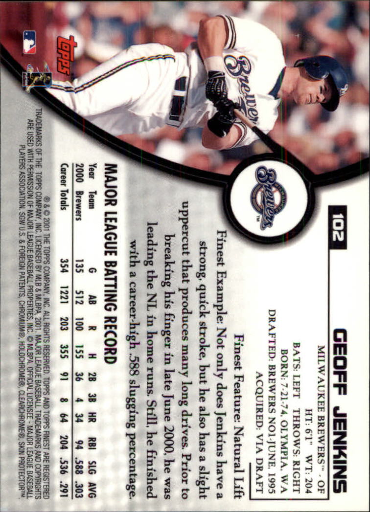 2001 Finest Baseball - Picture 155 of 177