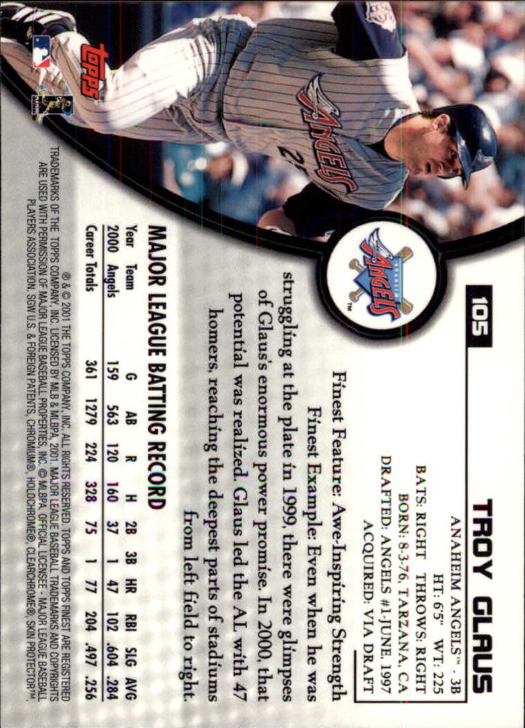 2001 Finest Baseball - Picture 159 of 177