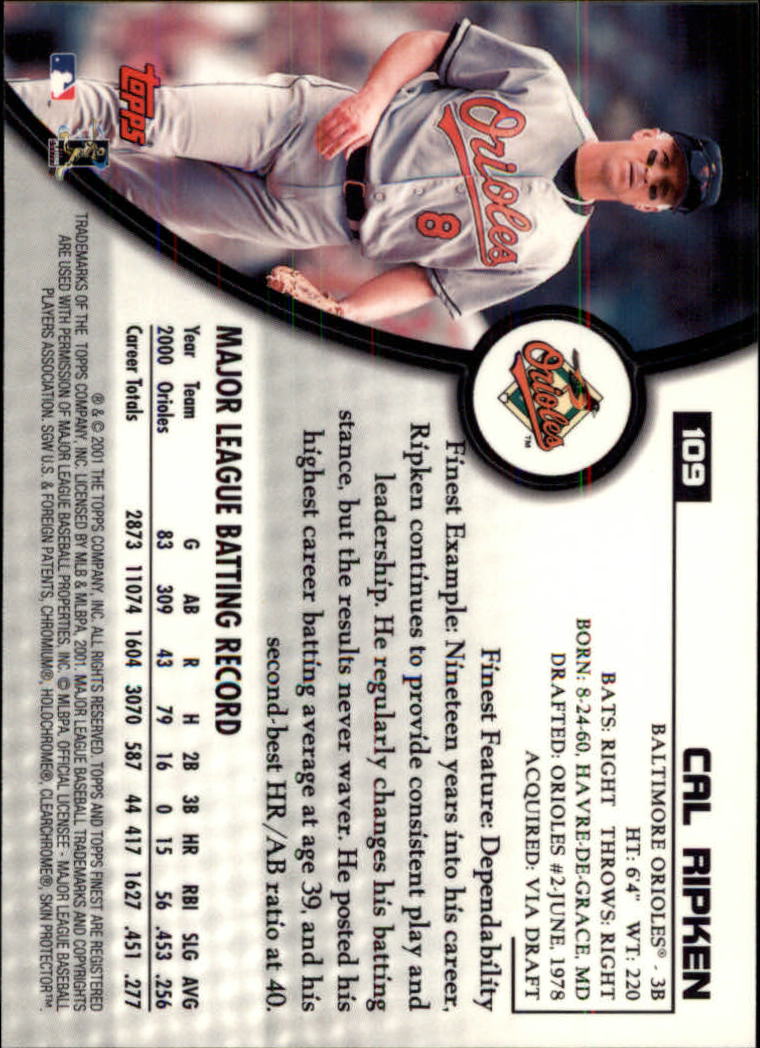 2001 Finest Baseball - Picture 163 of 177
