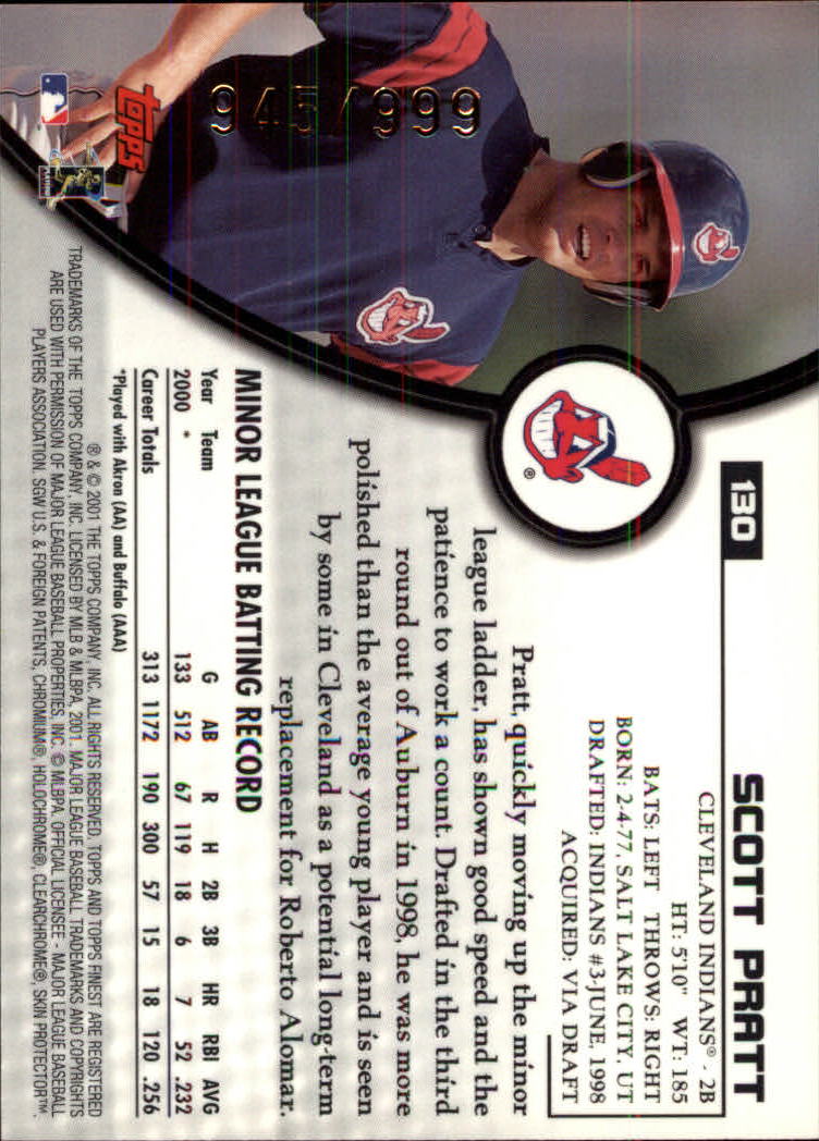 2001 Finest Baseball - Picture 167 of 177