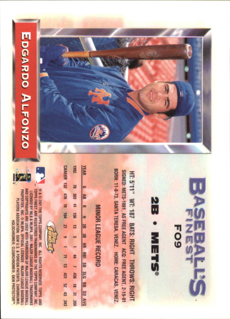 2001 Finest Baseball - Picture 175 of 177