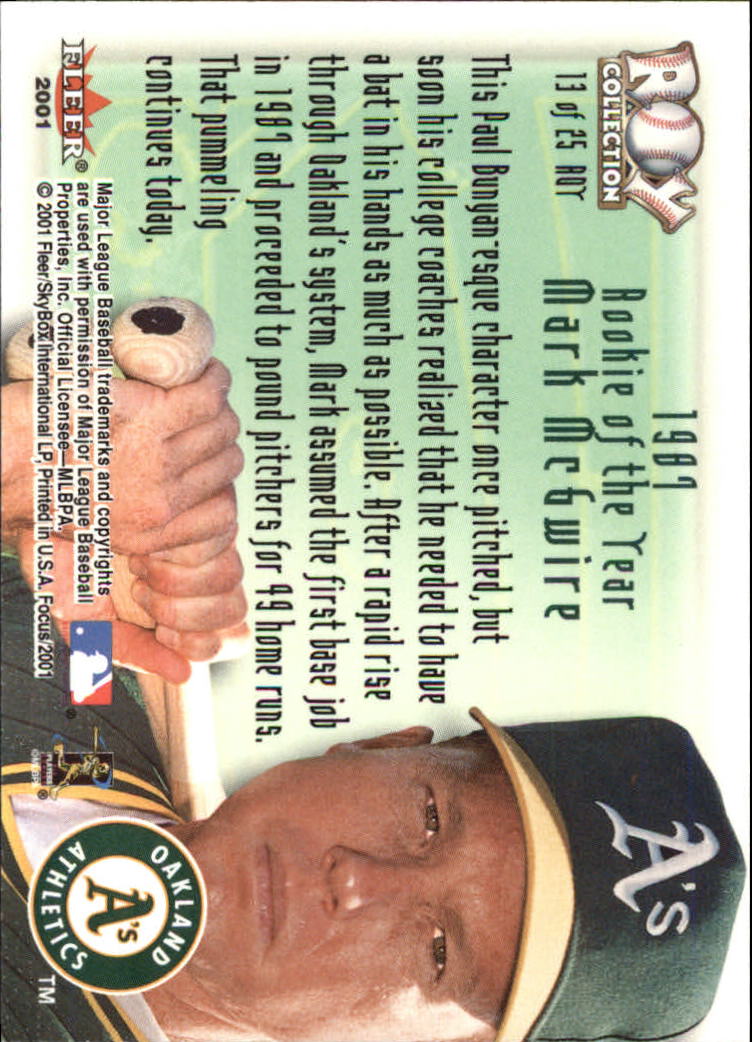 Tarjetas ""Insertar"" de béisbol Fleer Focus 2001 - Imagen 23 de 23