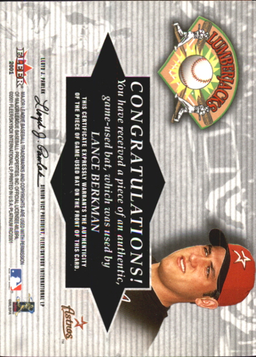 Carte Fleer Platinum Baseball 2001 "Inserto, gioco usato e parallelo" - Foto 17 di 28