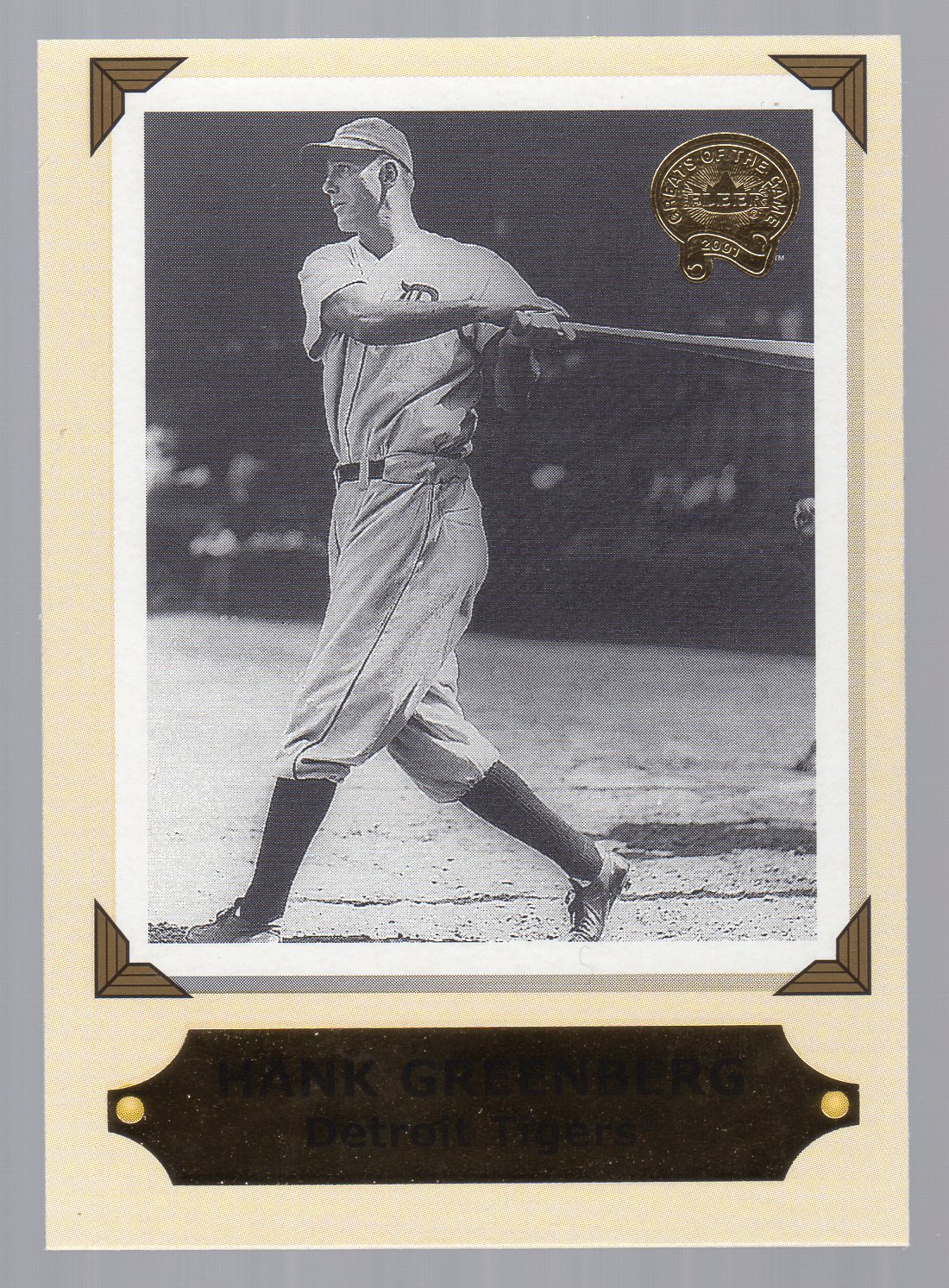 2001 Grandi del Gioco (Fleer) Baseball "Retrospezione" Inserto Carte - Foto 8 di 8
