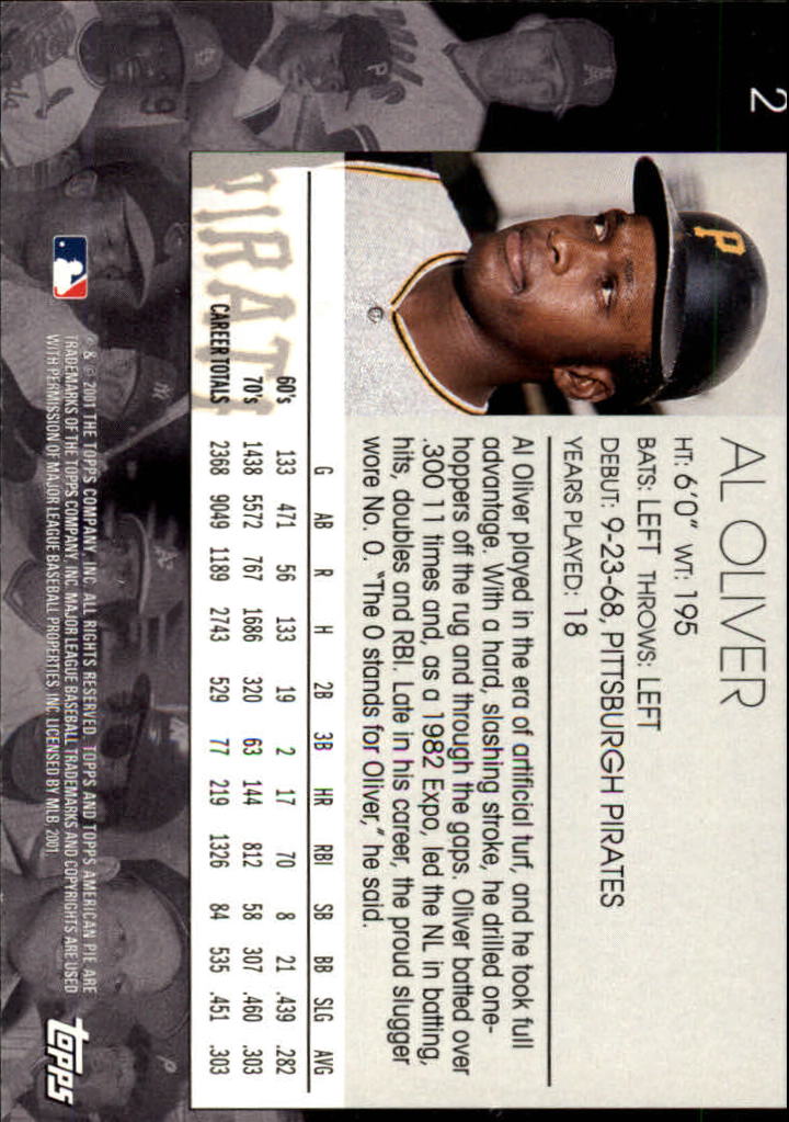 2001 Topps American Pie Baseball - Picture 5 of 312