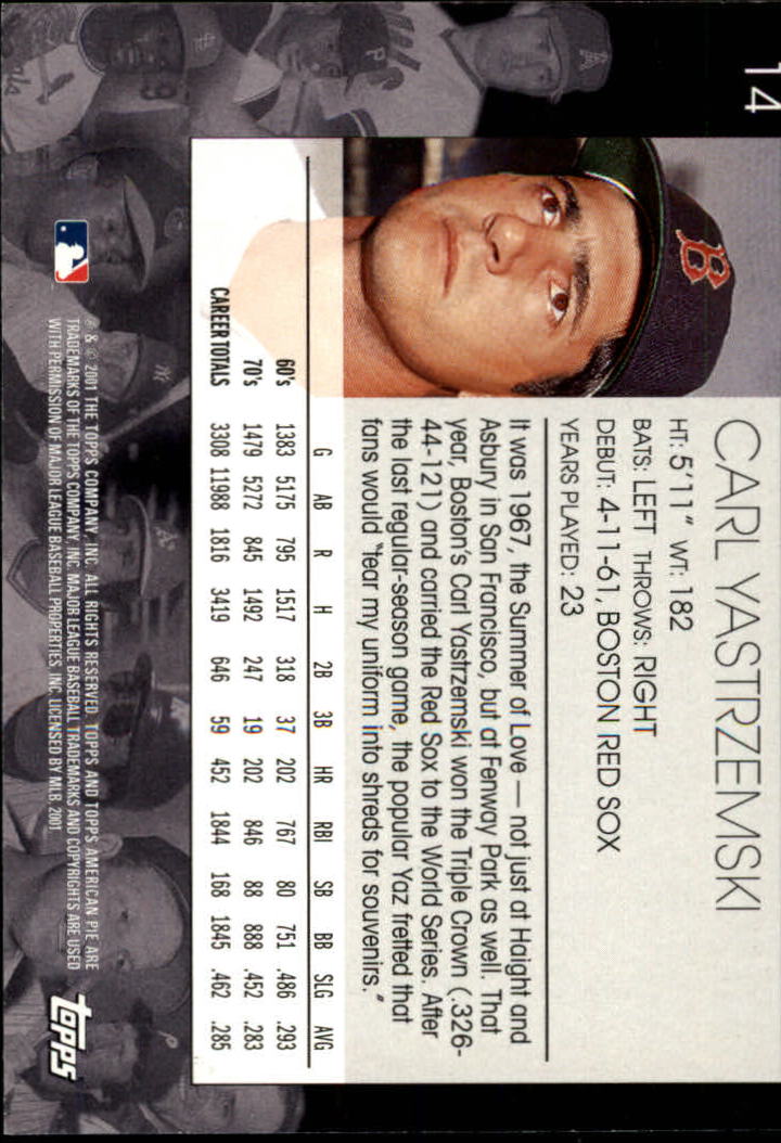 2001 Topps American Pie Baseball - Picture 29 of 312