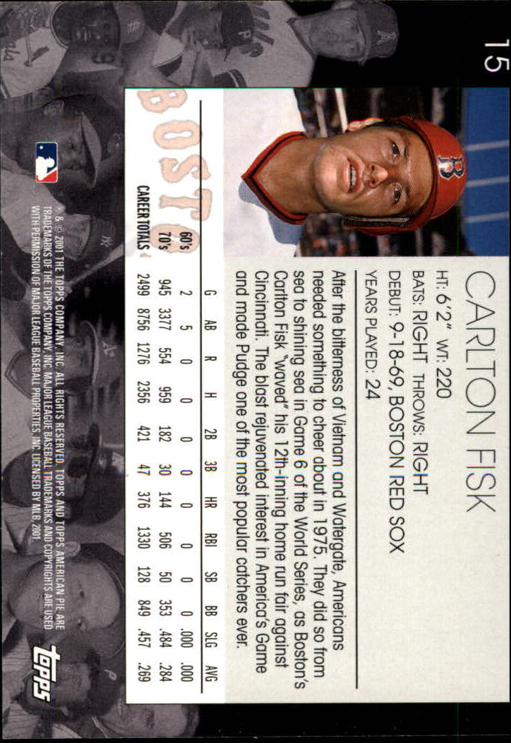 2001 Topps American Pie Baseball - Picture 31 of 312