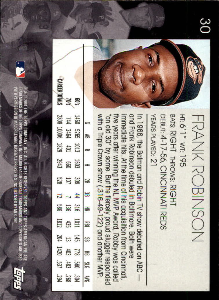 2001 Topps American Pie Baseball - Picture 59 of 312