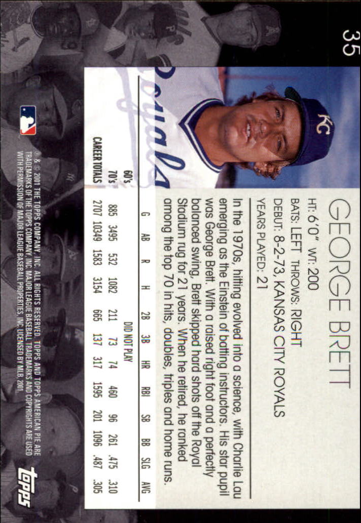 2001 Topps American Pie Baseball - Picture 69 of 312