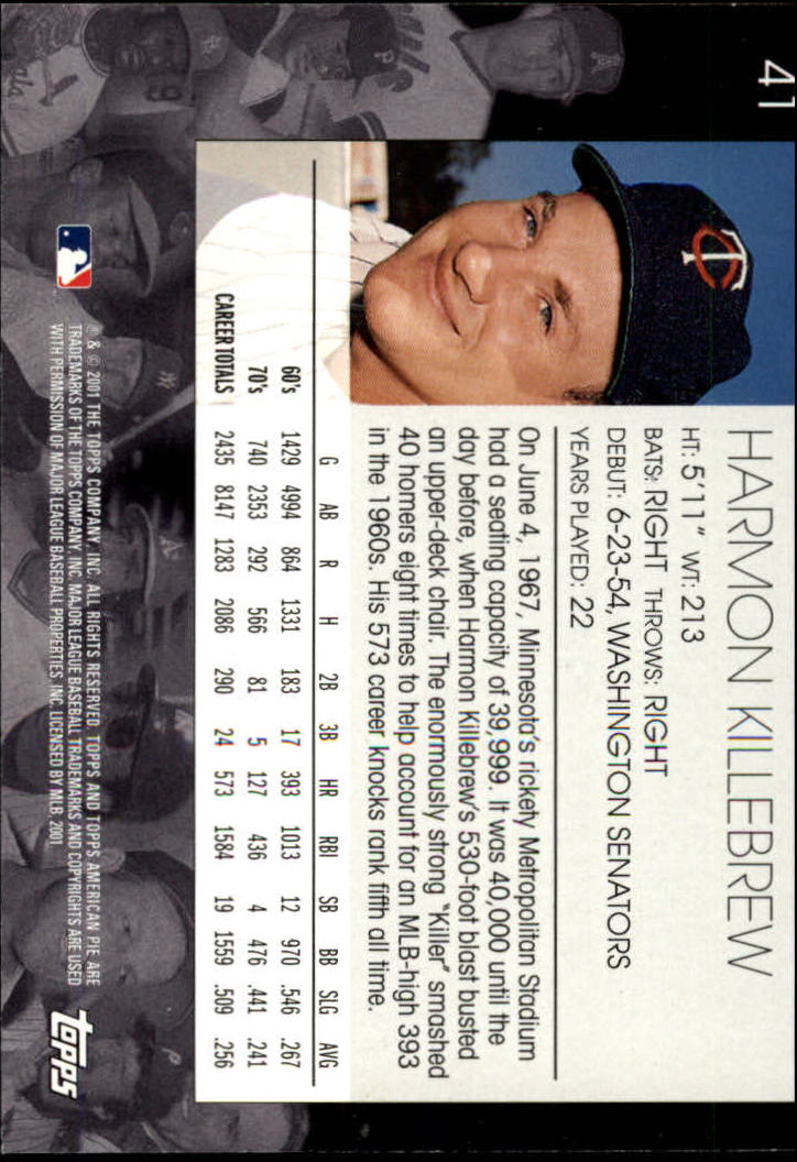 2001 Topps American Pie Baseball - Picture 81 of 312